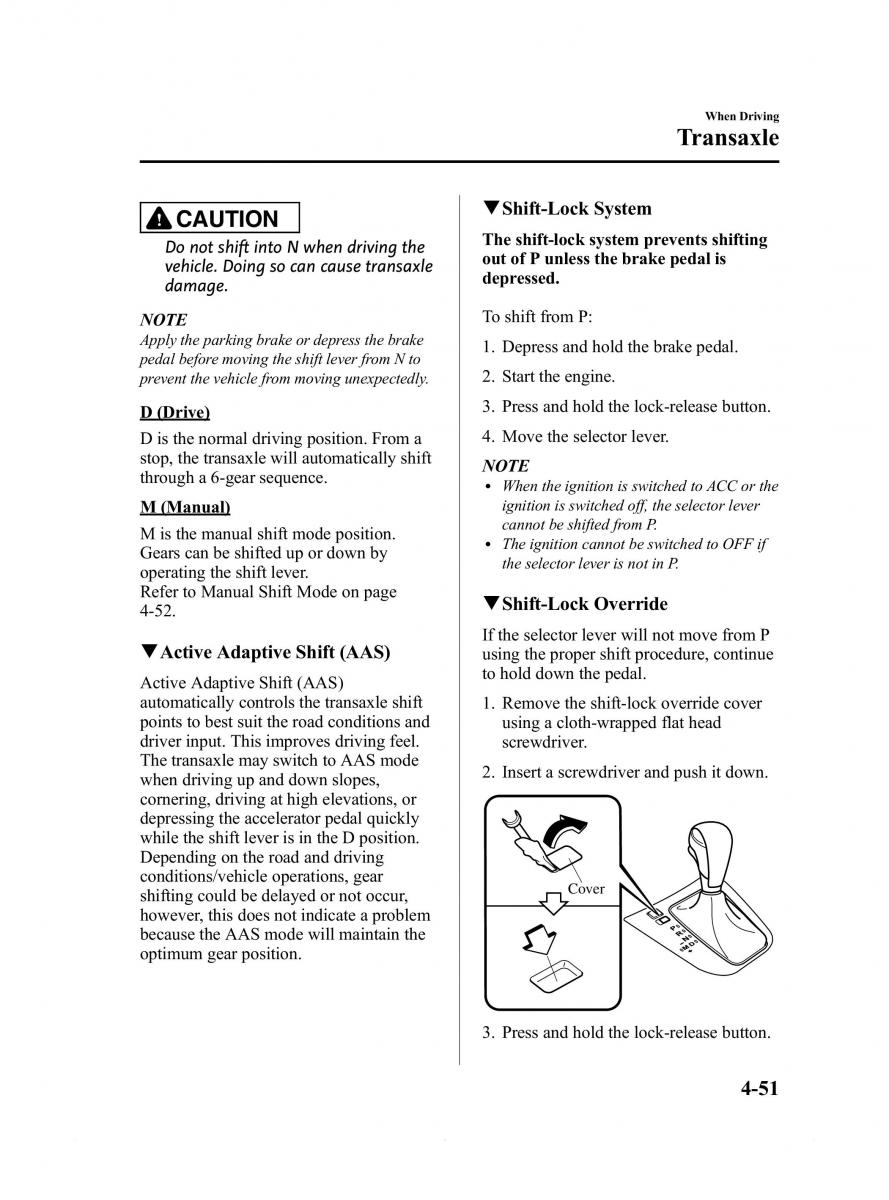 Mazda 6 III owners manual / page 175