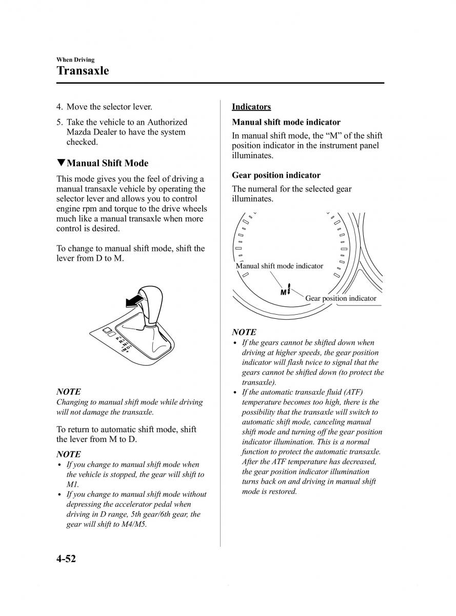 Mazda 6 III owners manual / page 176