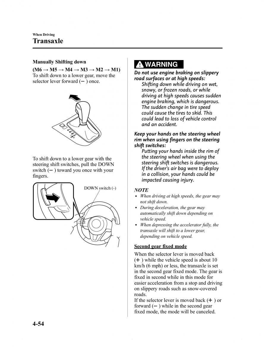 Mazda 6 III owners manual / page 178