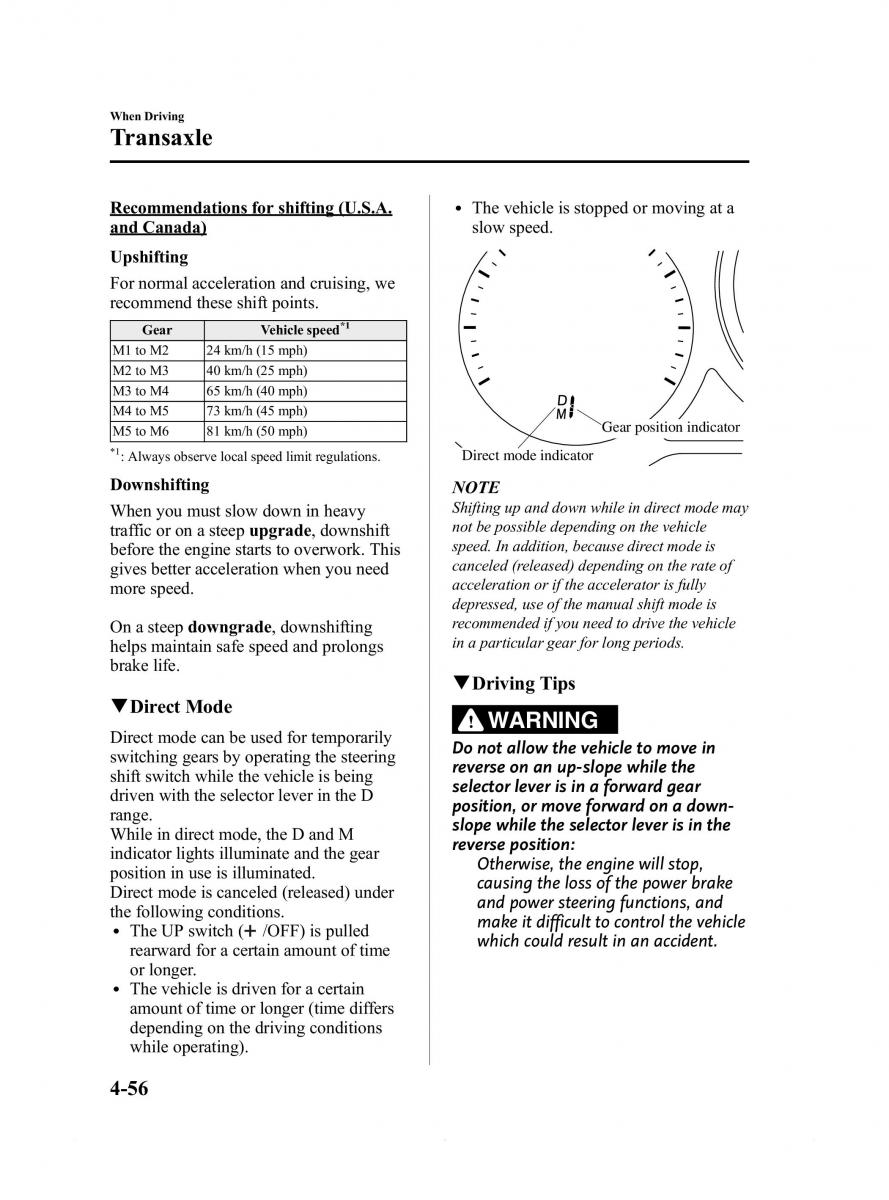 Mazda 6 III owners manual / page 180