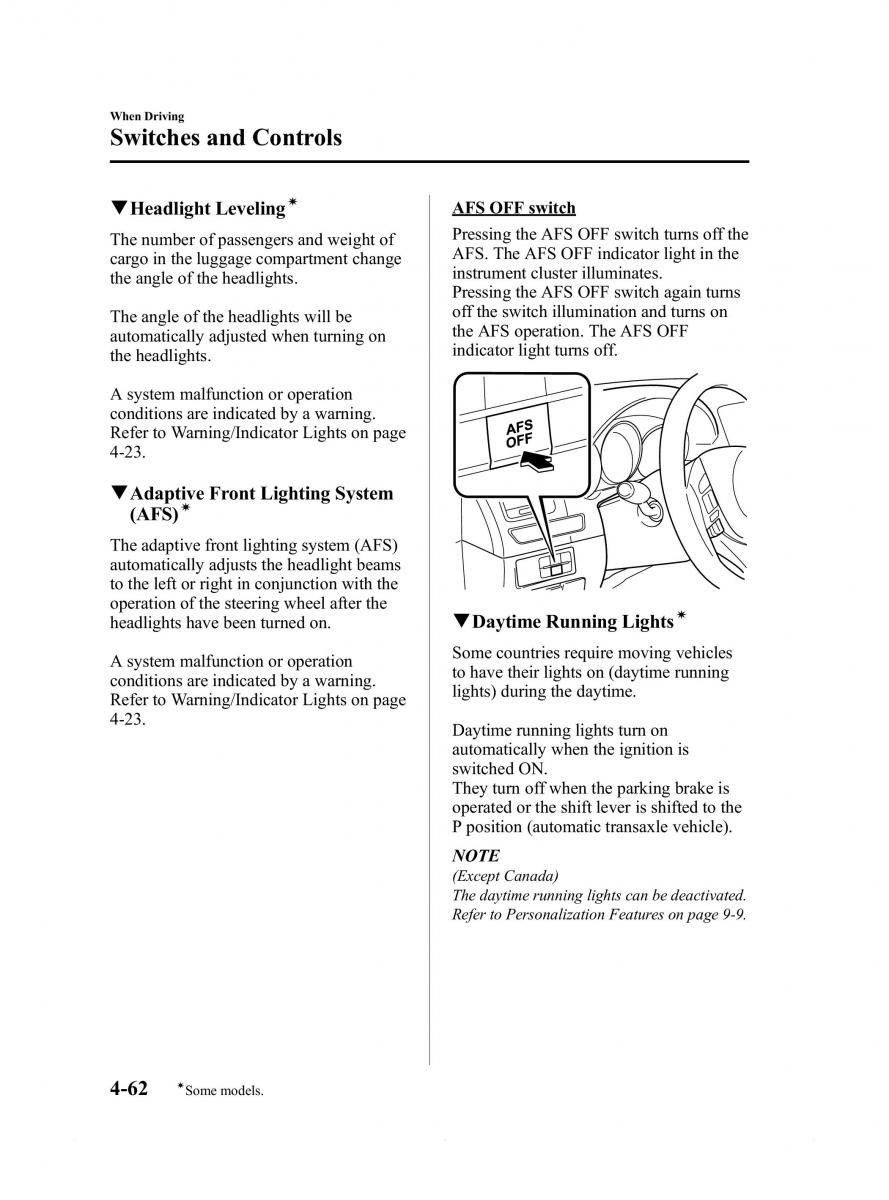 Mazda 6 III owners manual / page 186