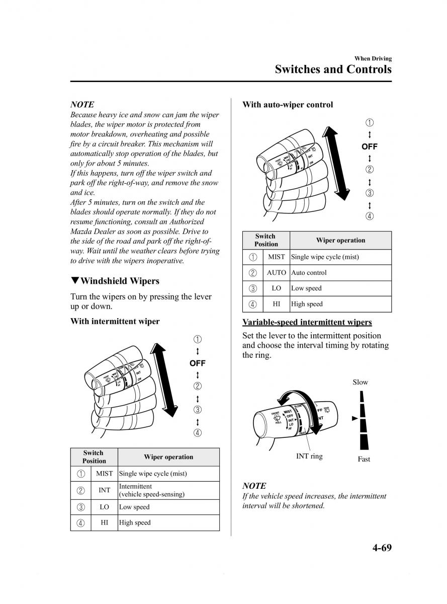 Mazda 6 III owners manual / page 193