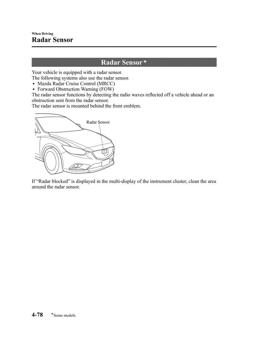 Mazda 6 III owners manual / page 202