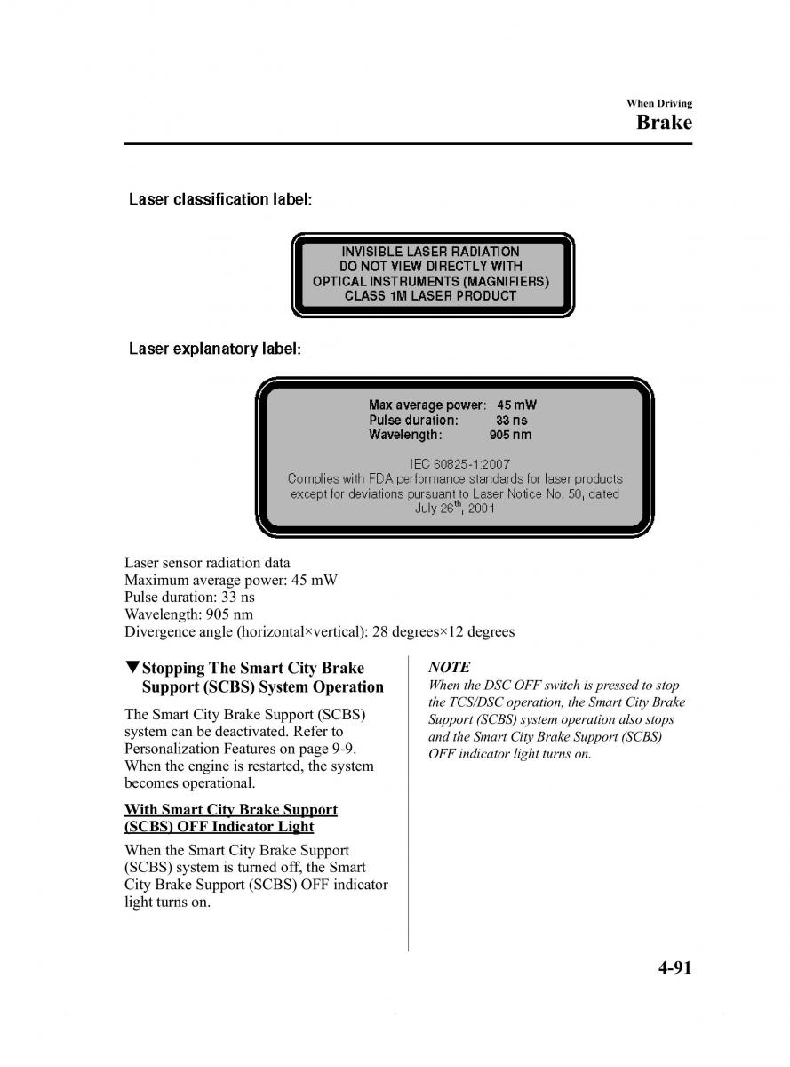 Mazda 6 III owners manual / page 215