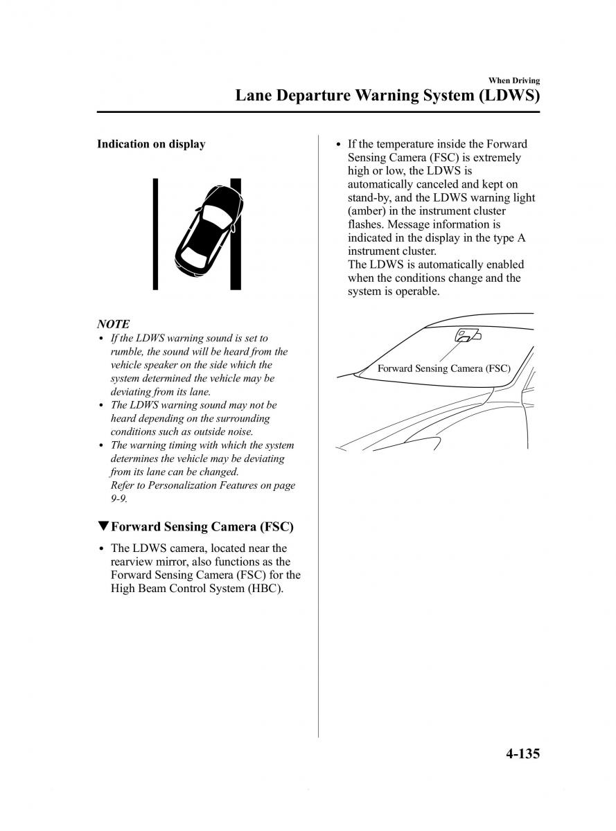 Mazda 6 III owners manual / page 259