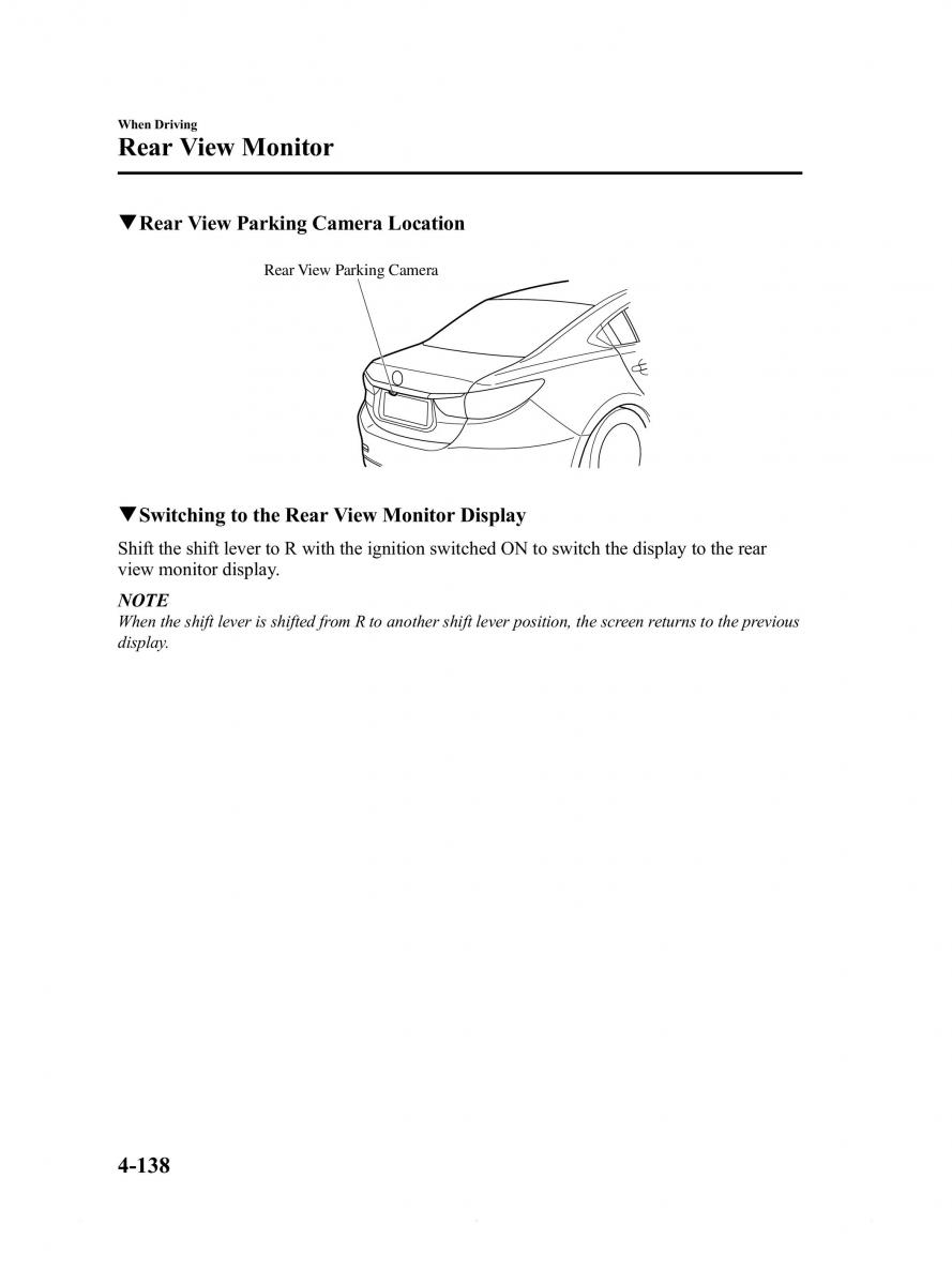 Mazda 6 III owners manual / page 262