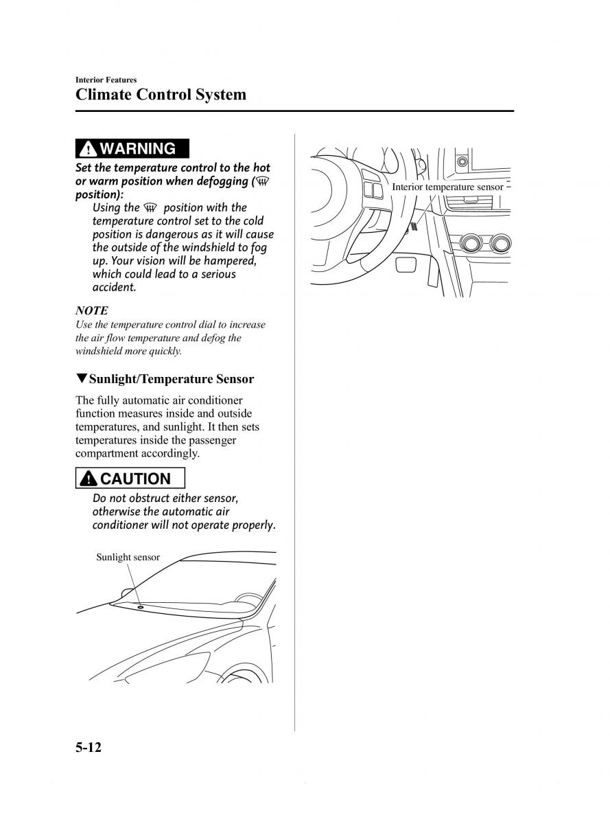 Mazda 6 III owners manual / page 284