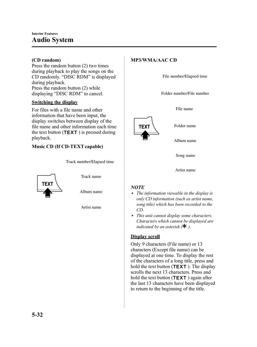 Mazda 6 III owners manual / page 304