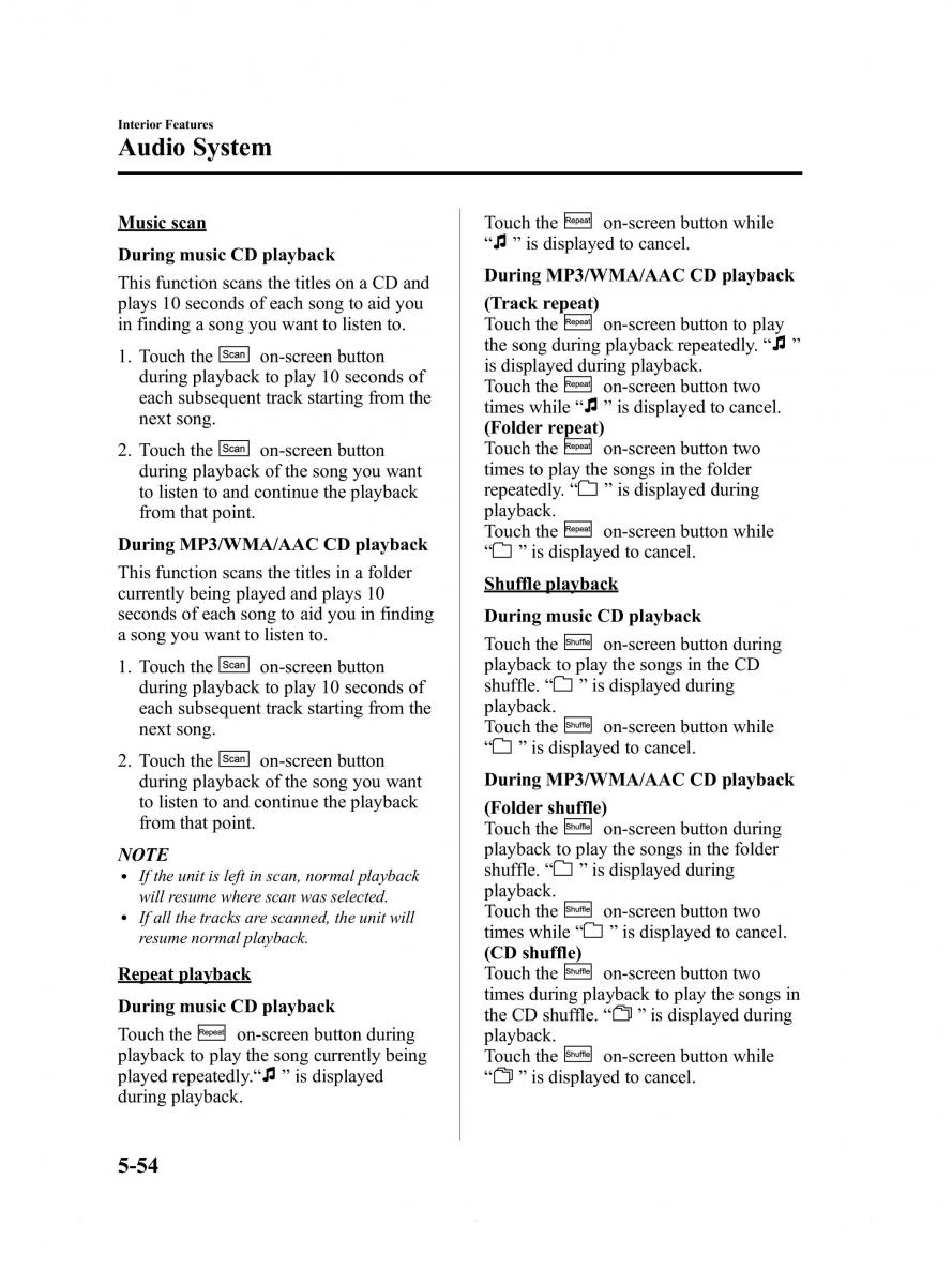 Mazda 6 III owners manual / page 326