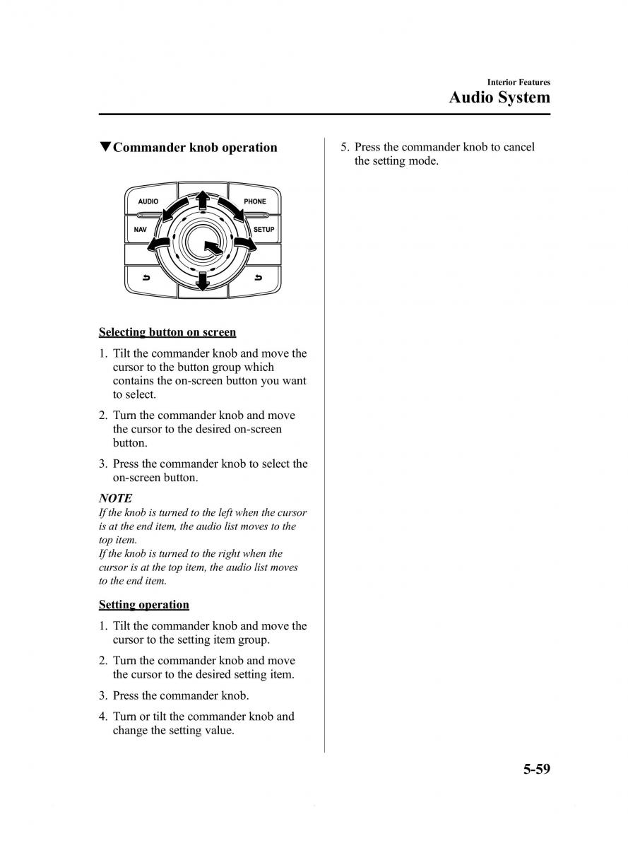 Mazda 6 III owners manual / page 331