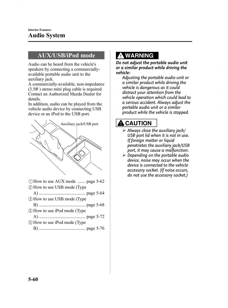 Mazda 6 III owners manual / page 332