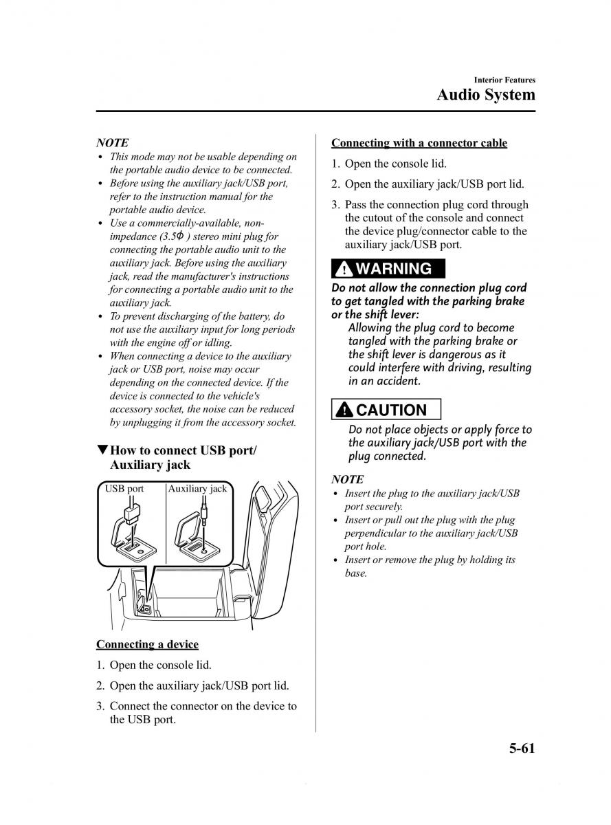 Mazda 6 III owners manual / page 333