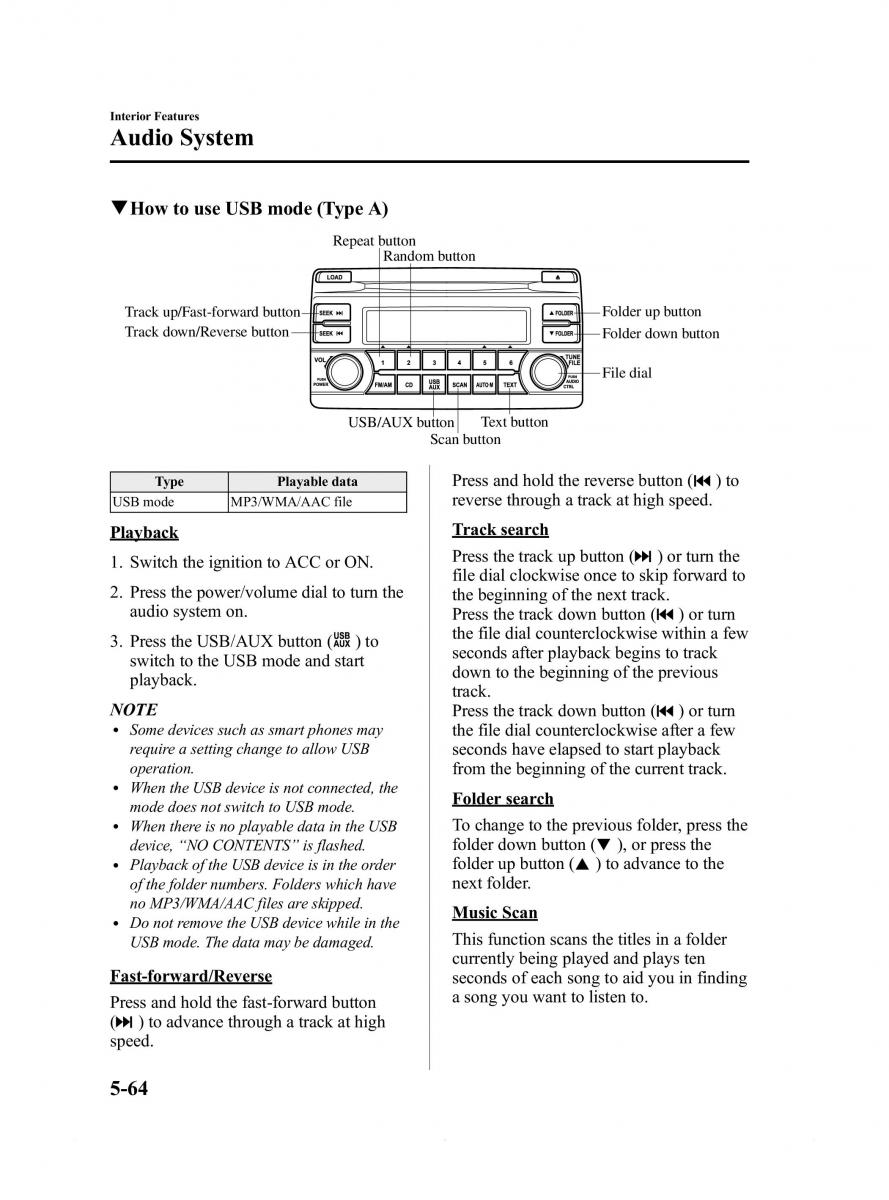 Mazda 6 III owners manual / page 336