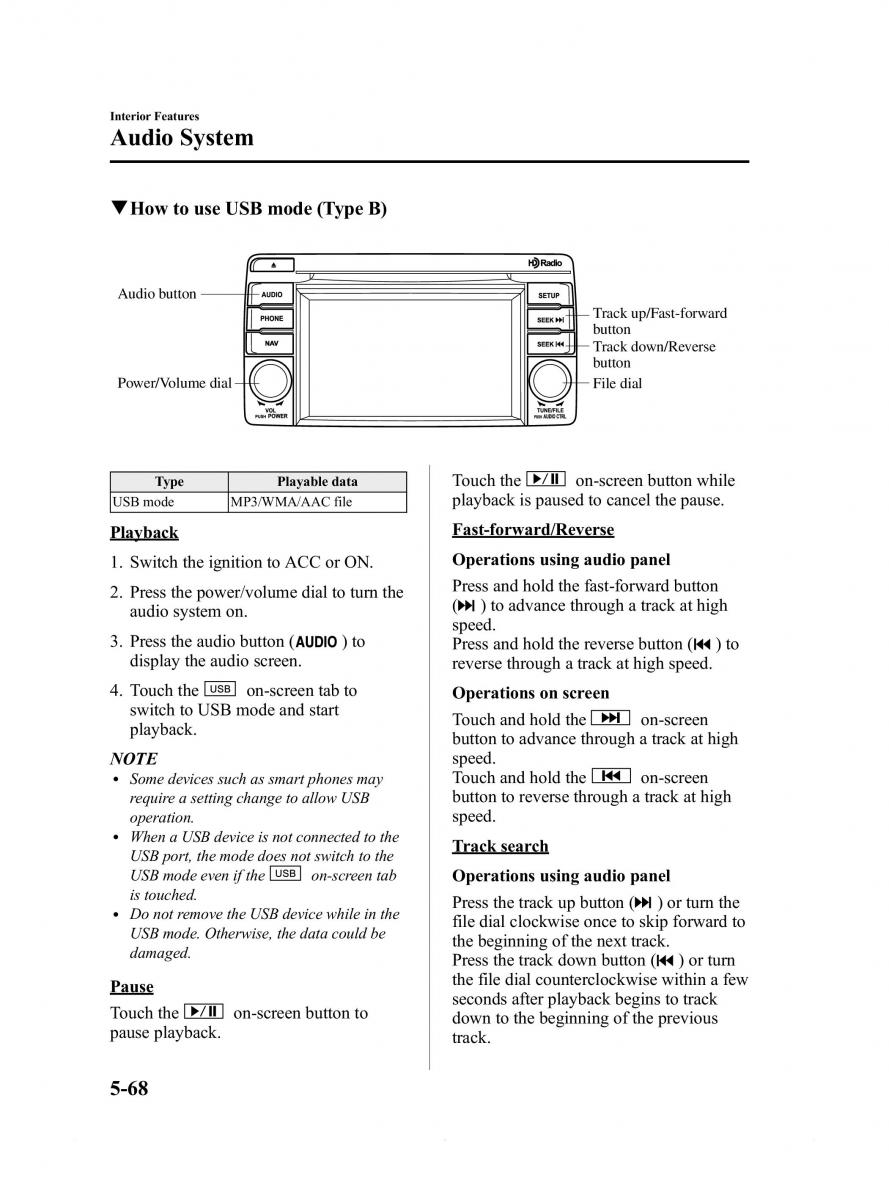 Mazda 6 III owners manual / page 340