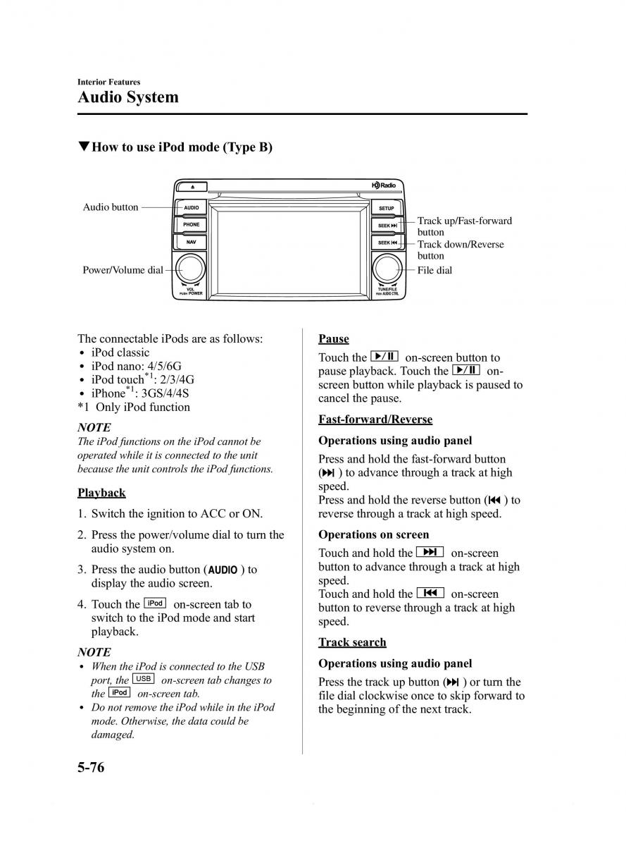 Mazda 6 III owners manual / page 348