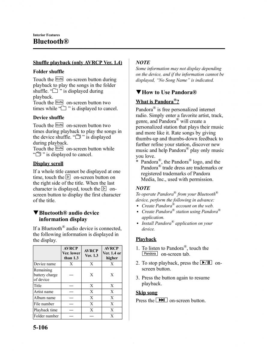 Mazda 6 III owners manual / page 378