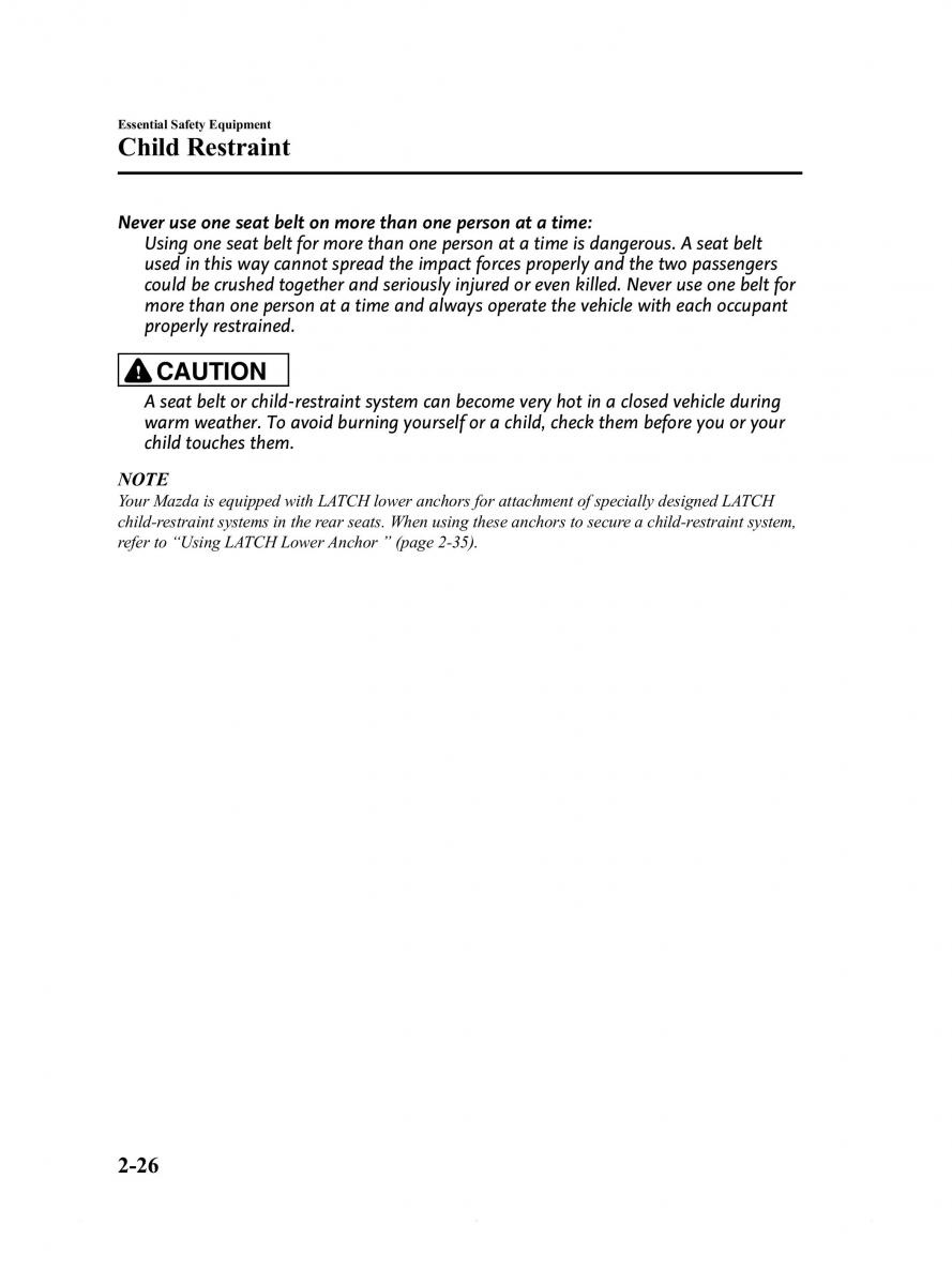 Mazda 6 III owners manual / page 38