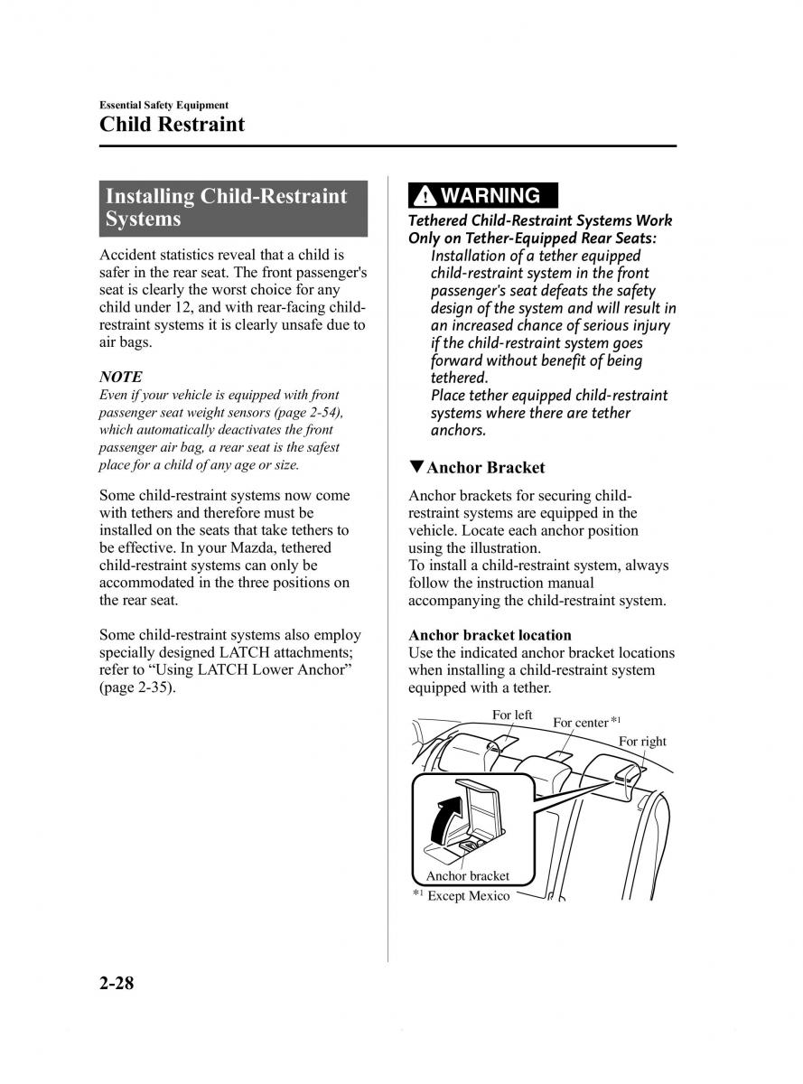 Mazda 6 III owners manual / page 40