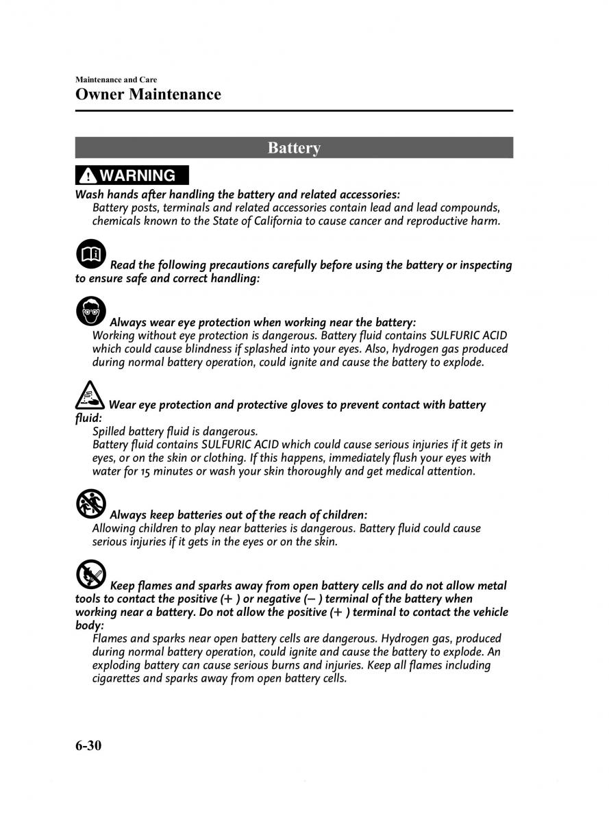 Mazda 6 III owners manual / page 424