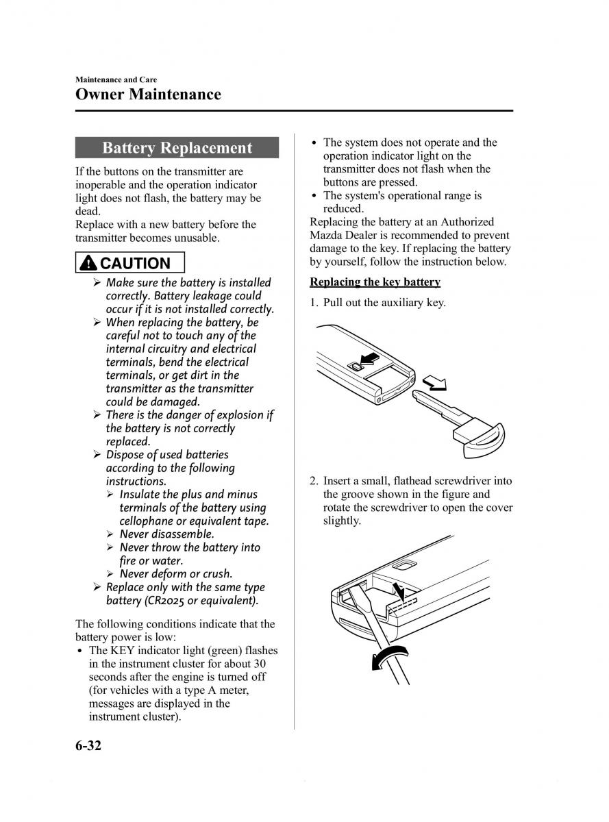 Mazda 6 III owners manual / page 426