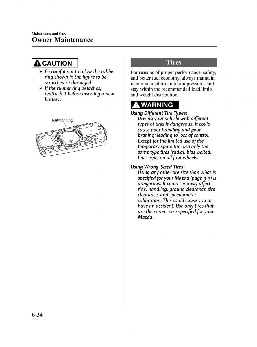 Mazda 6 III owners manual / page 428