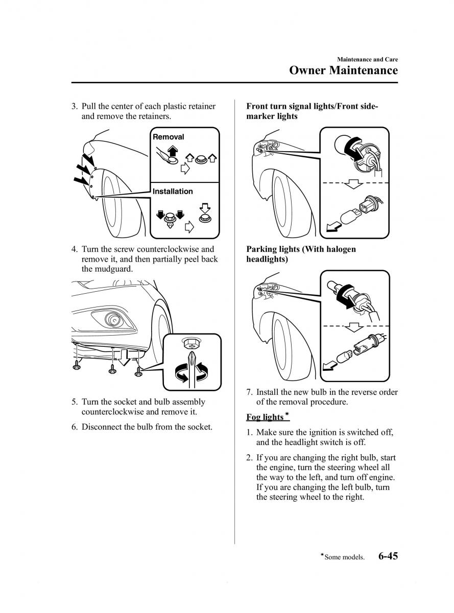 Mazda 6 III owners manual / page 439