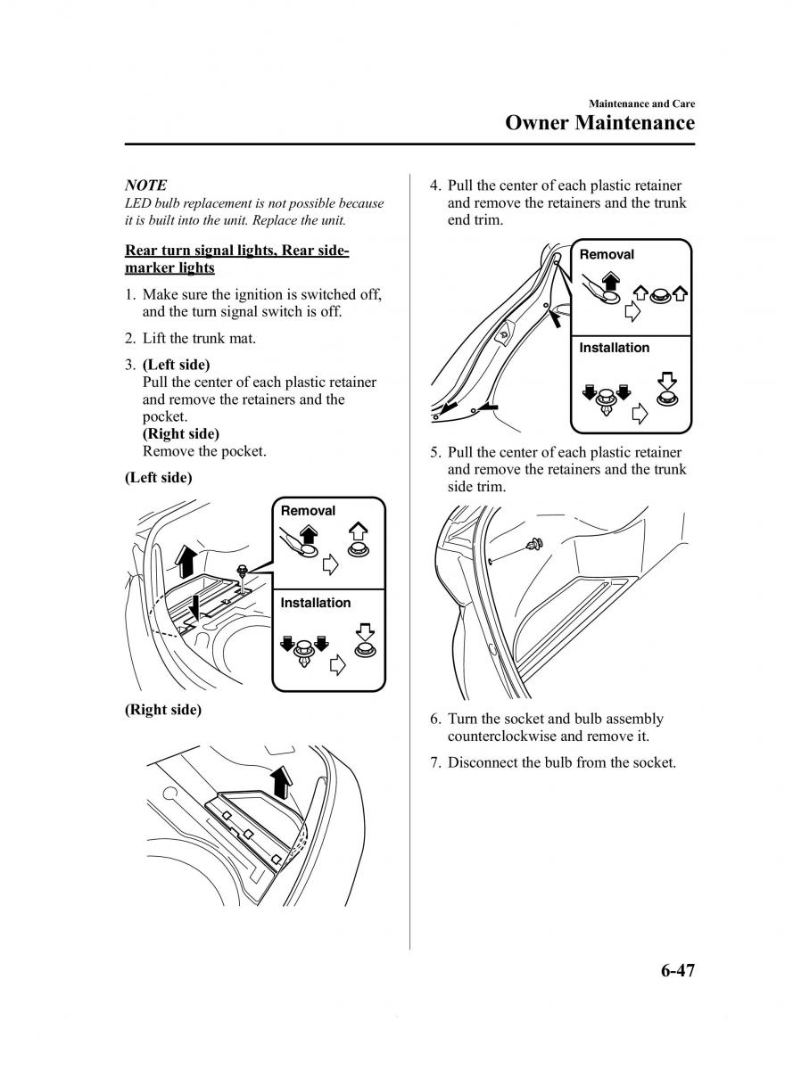 Mazda 6 III owners manual / page 441