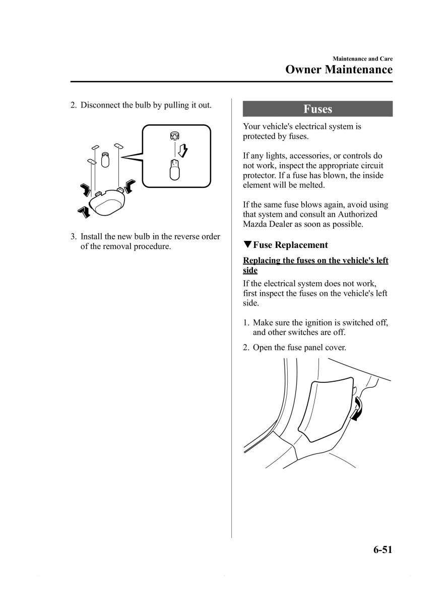 Mazda 6 III owners manual / page 445