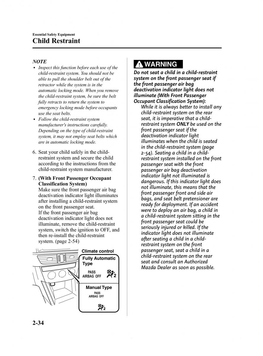 Mazda 6 III owners manual / page 46