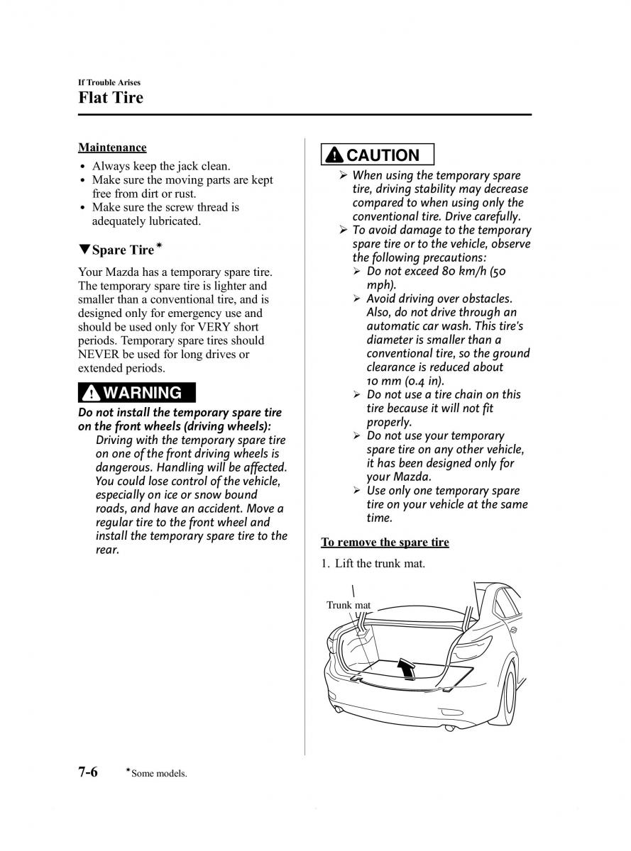 Mazda 6 III owners manual / page 466