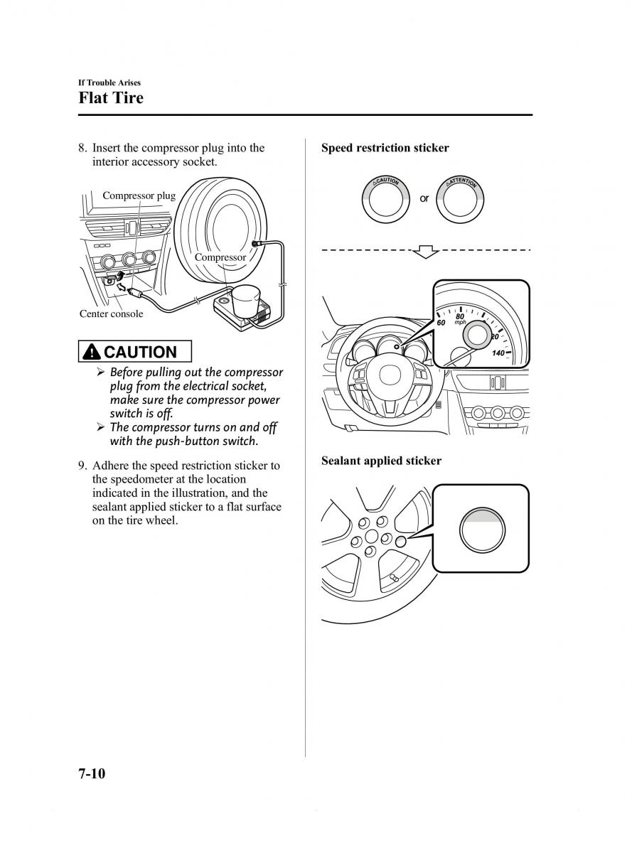 Mazda 6 III owners manual / page 470