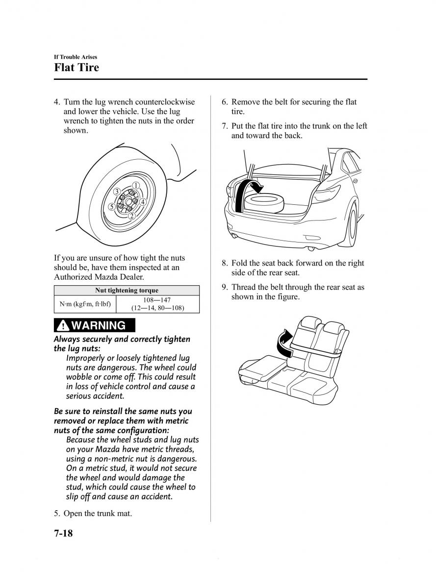 Mazda 6 III owners manual / page 478