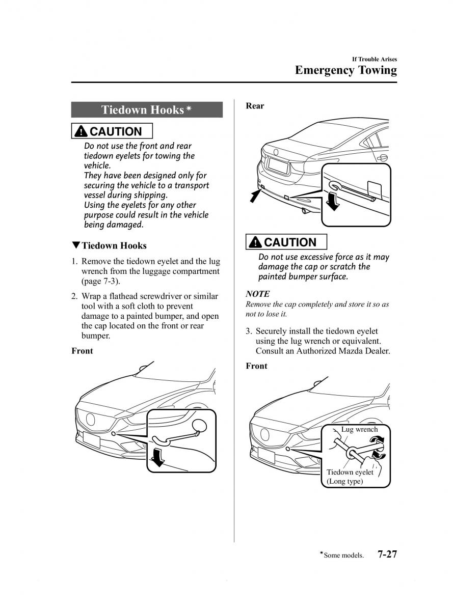 Mazda 6 III owners manual / page 487