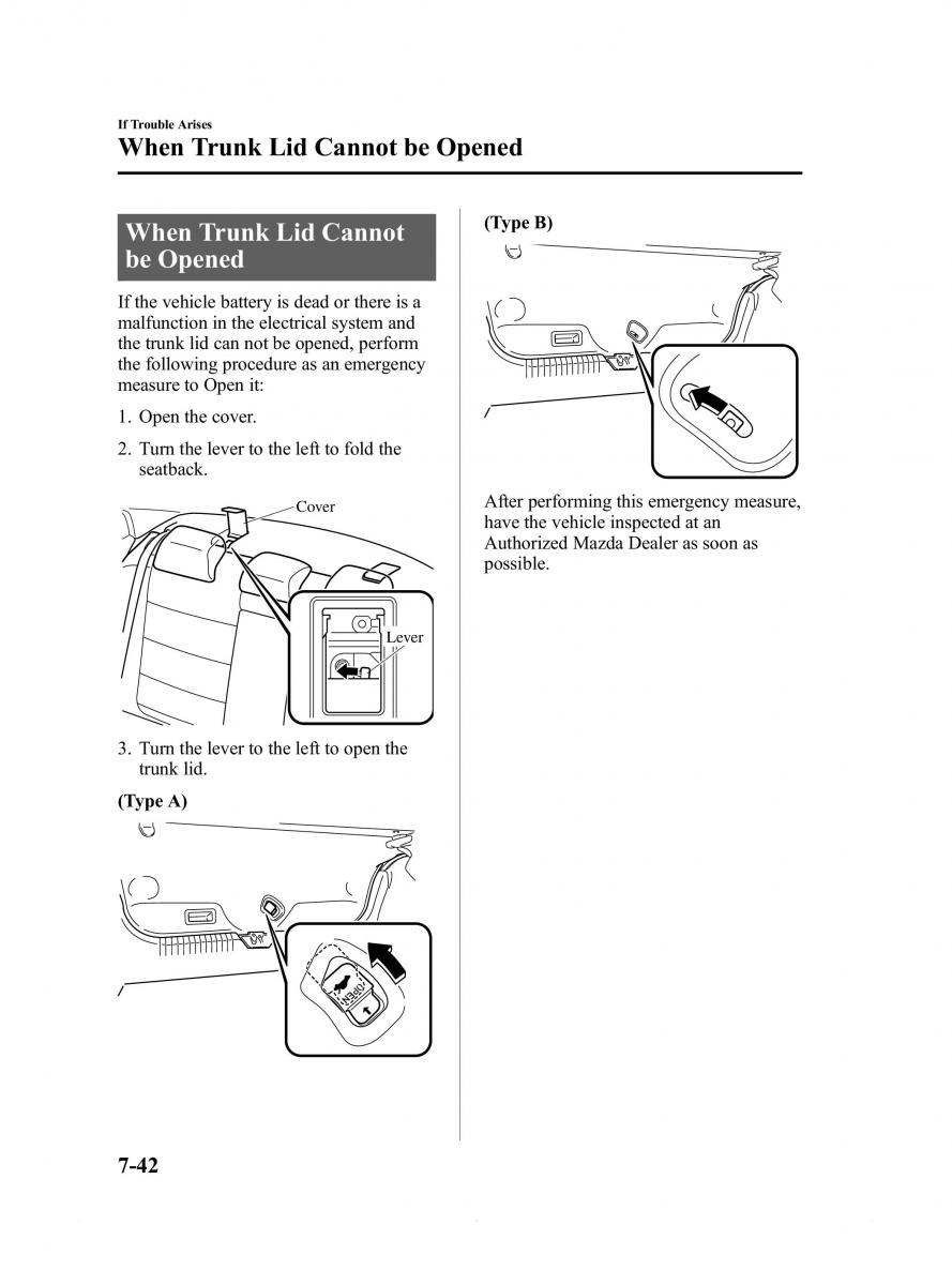 Mazda 6 III owners manual / page 502