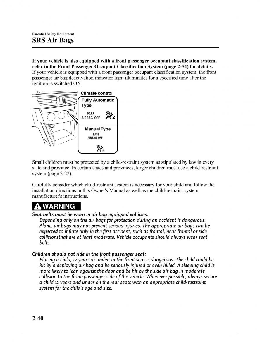 Mazda 6 III owners manual / page 52