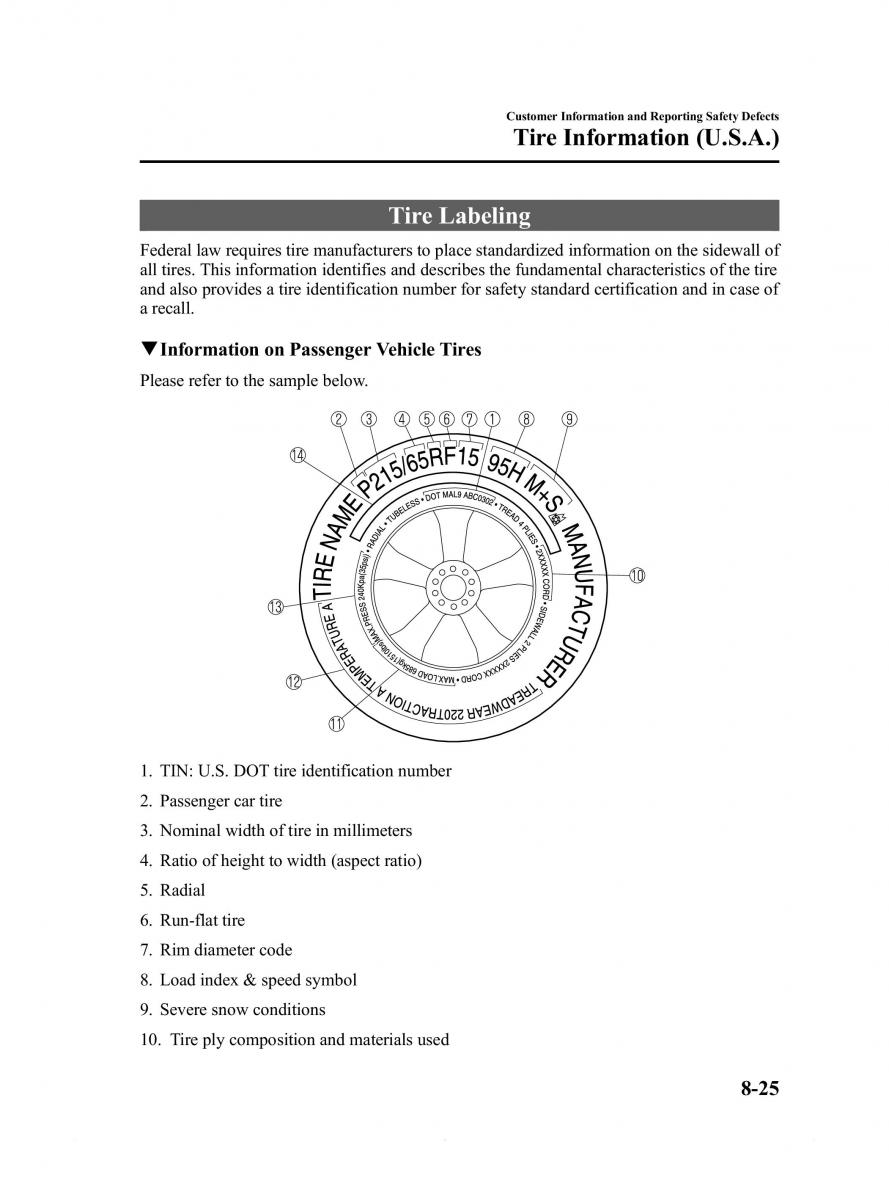 Mazda 6 III owners manual / page 527