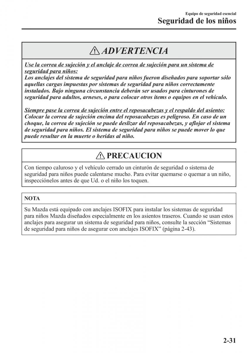Mazda 6 III manual del propietario / page 55
