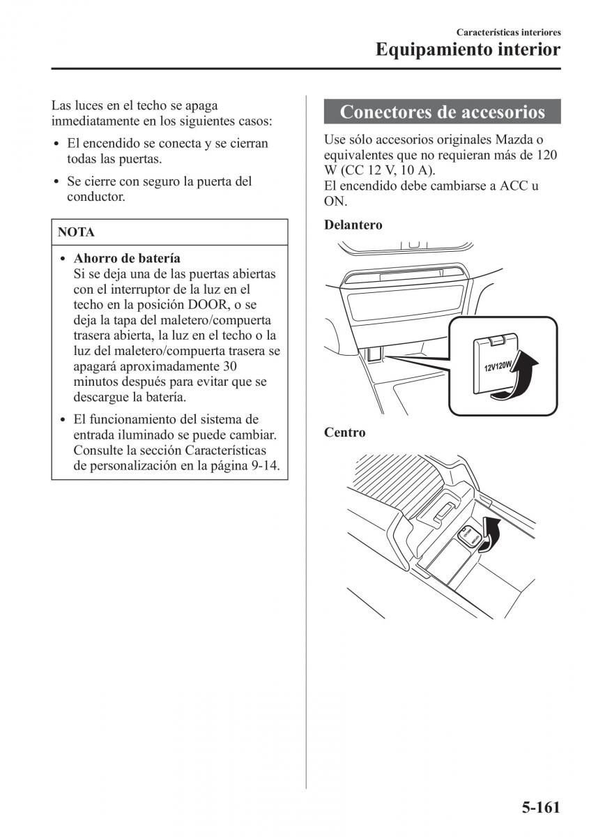 Mazda 6 III manual del propietario / page 593