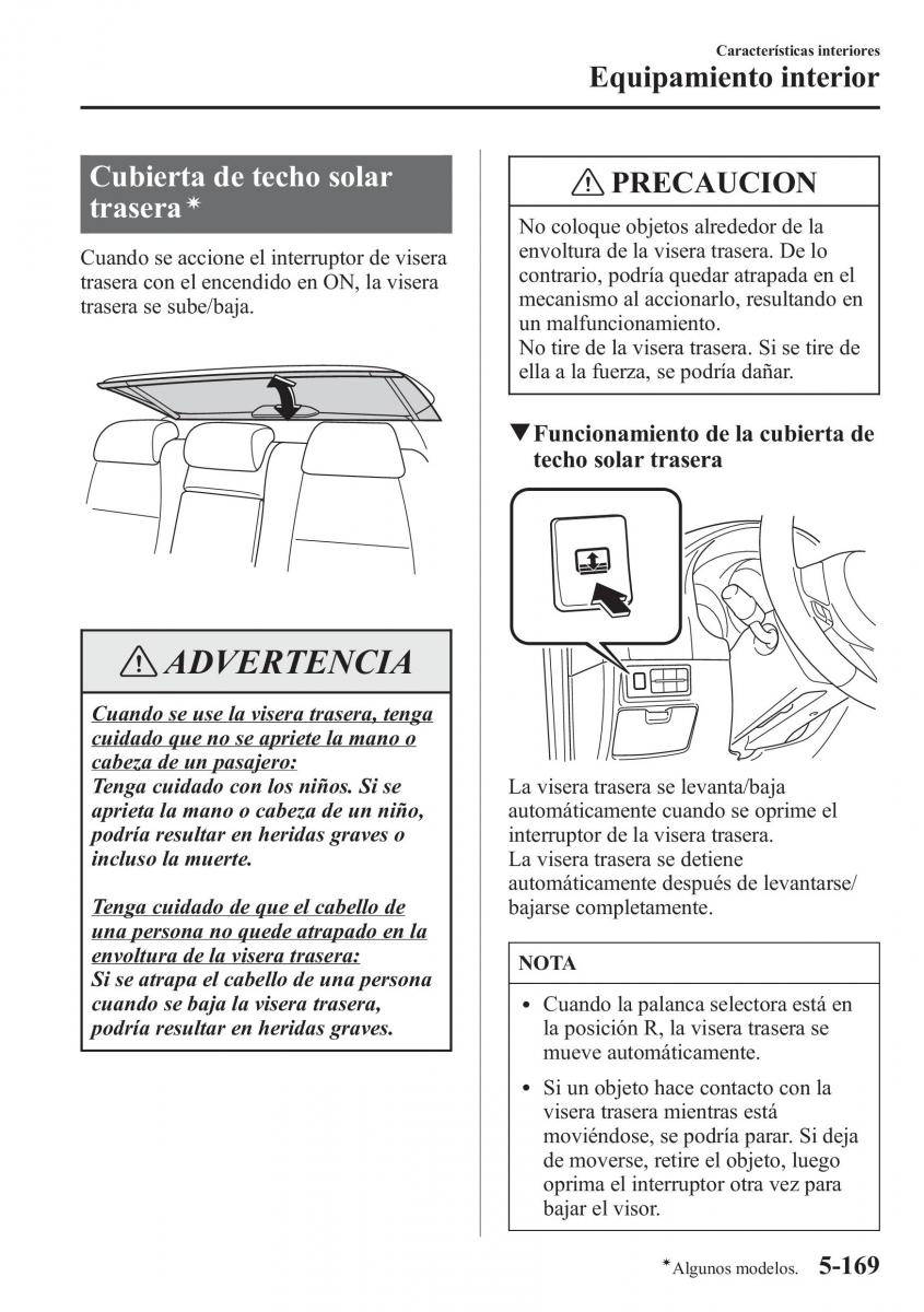 Mazda 6 III manual del propietario / page 601