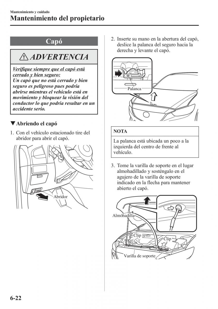 Mazda 6 III manual del propietario / page 624