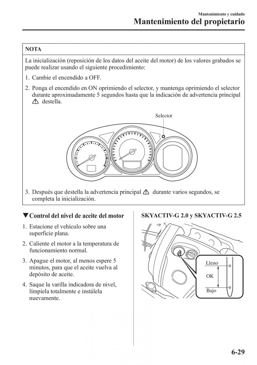 Mazda 6 III manual del propietario / page 631