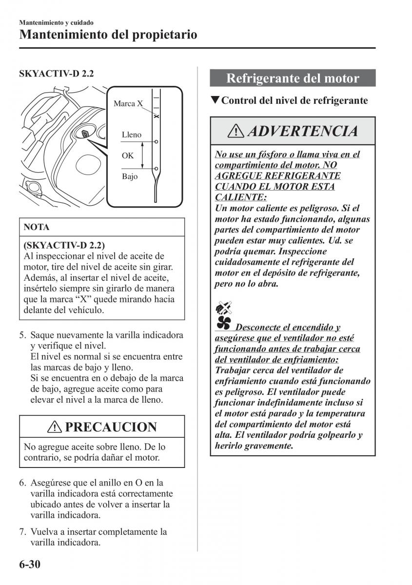 Mazda 6 III manual del propietario / page 632