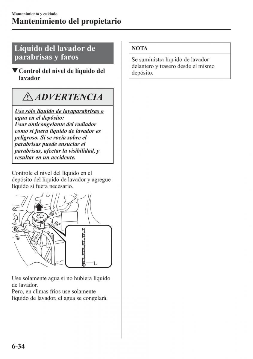 Mazda 6 III manual del propietario / page 636