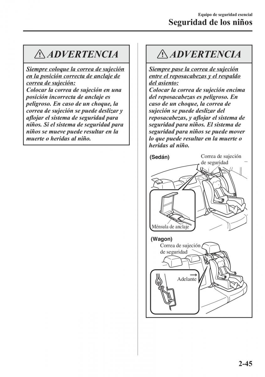 Mazda 6 III manual del propietario / page 69