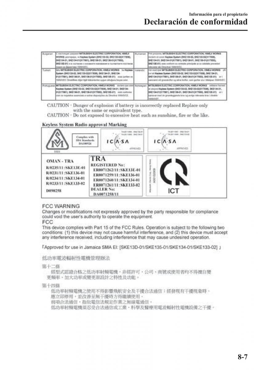 Mazda 6 III manual del propietario / page 755