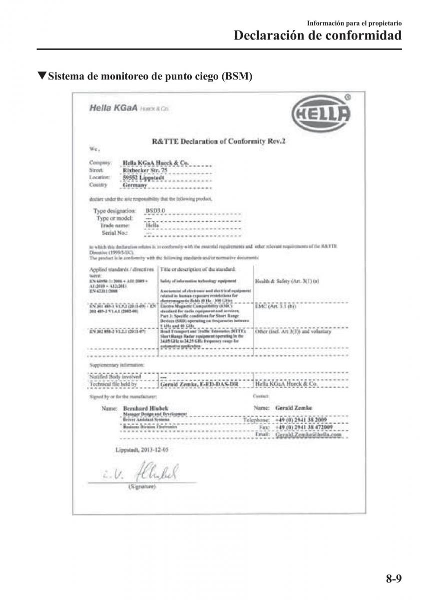 Mazda 6 III manual del propietario / page 757