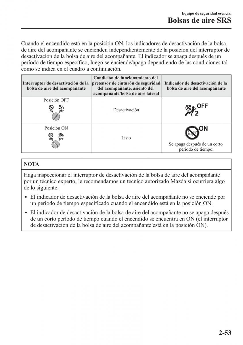 Mazda 6 III manual del propietario / page 77