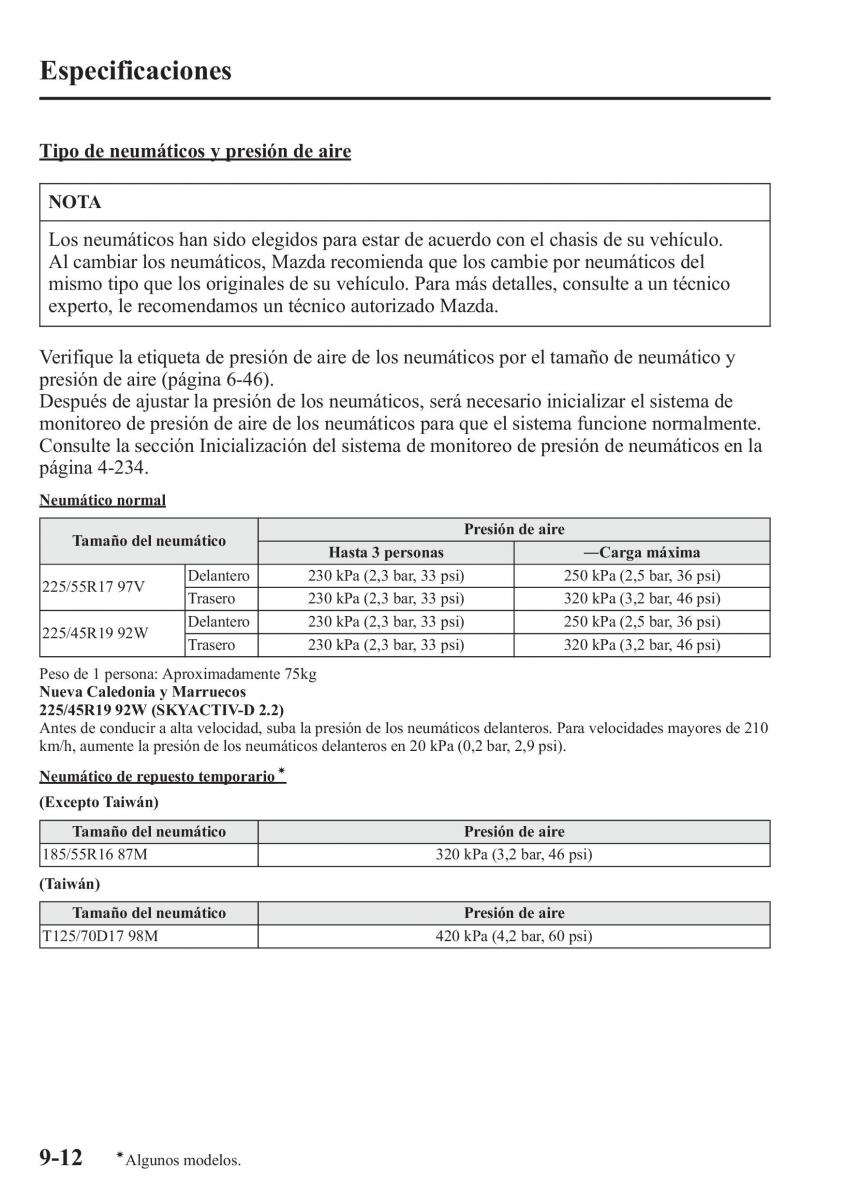 Mazda 6 III manual del propietario / page 784