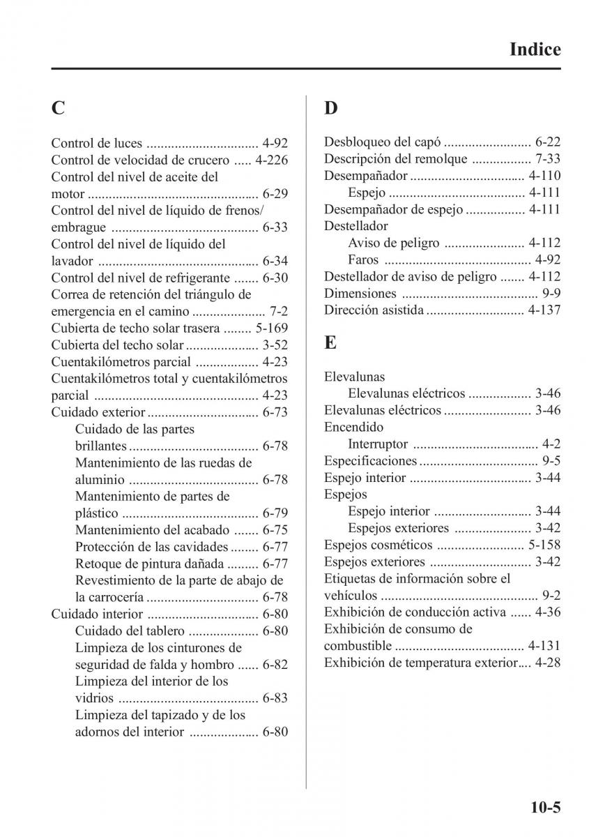 Mazda 6 III manual del propietario / page 805