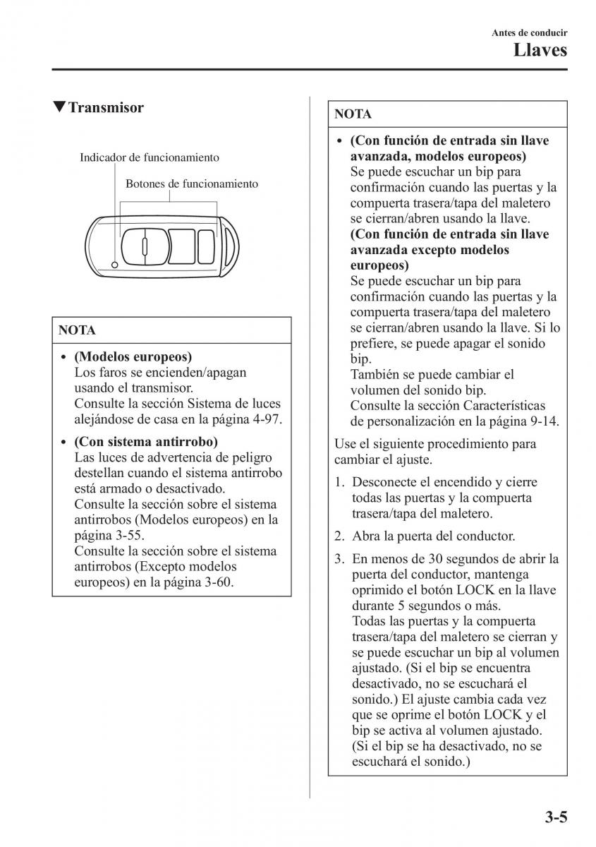 Mazda 6 III manual del propietario / page 91